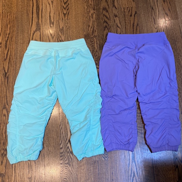 2 pairs Ivivva Live to Move crops lined (like Lululemon dance studio crops) - Picture 2 of 4